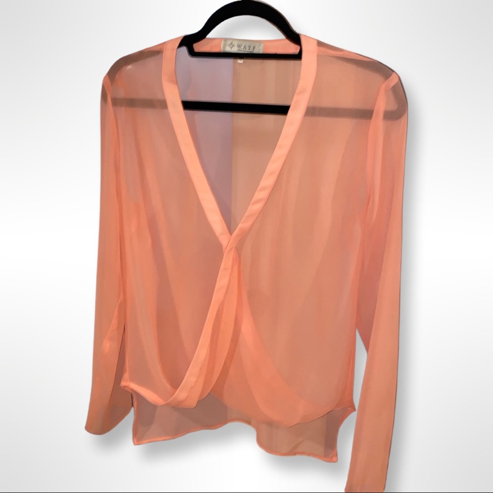Sheer Pink Blouse
